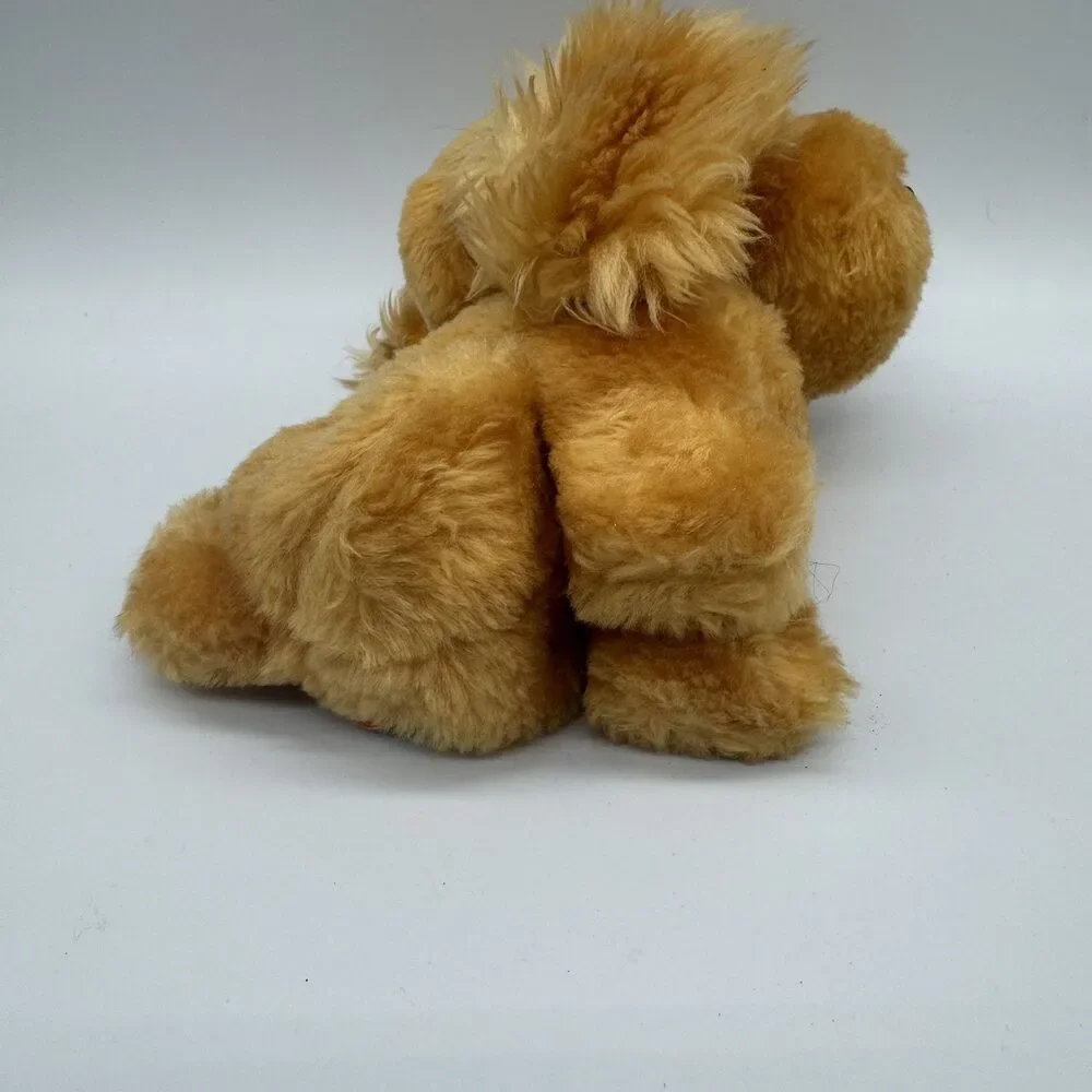 Vintage Dakin Cocker Spaniel Gold 7in Stuffed Plush 1978 Clippings Nutshells